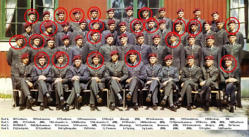 Foto första pluton med namn FJS-70-71