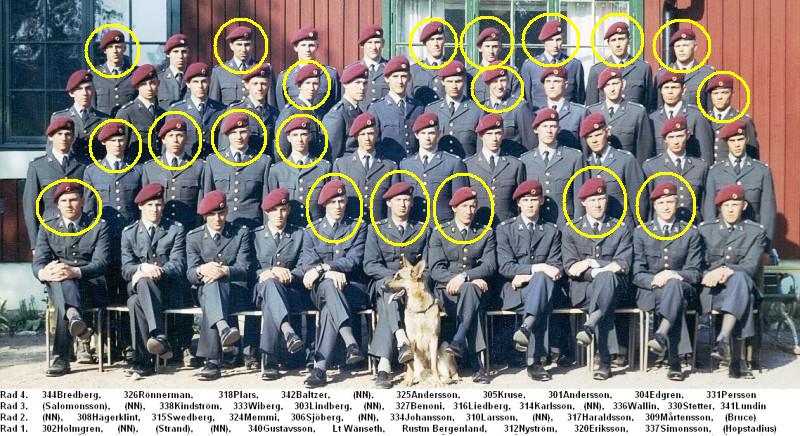 Foto tredje pluton med namn FJS-70-71